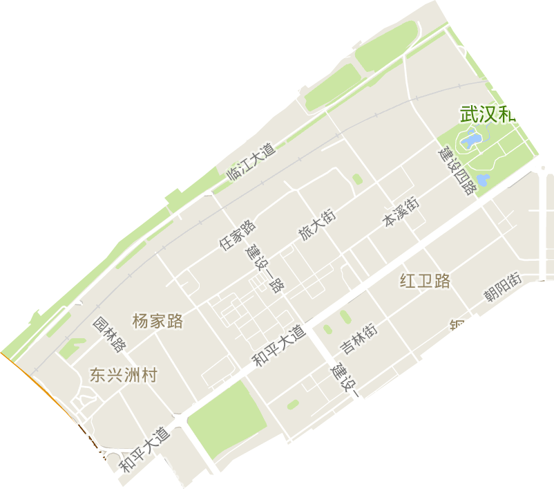 红卫路街道电子地图