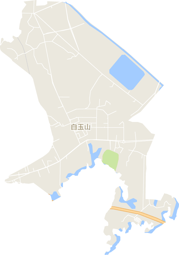 白玉山街道电子地图
