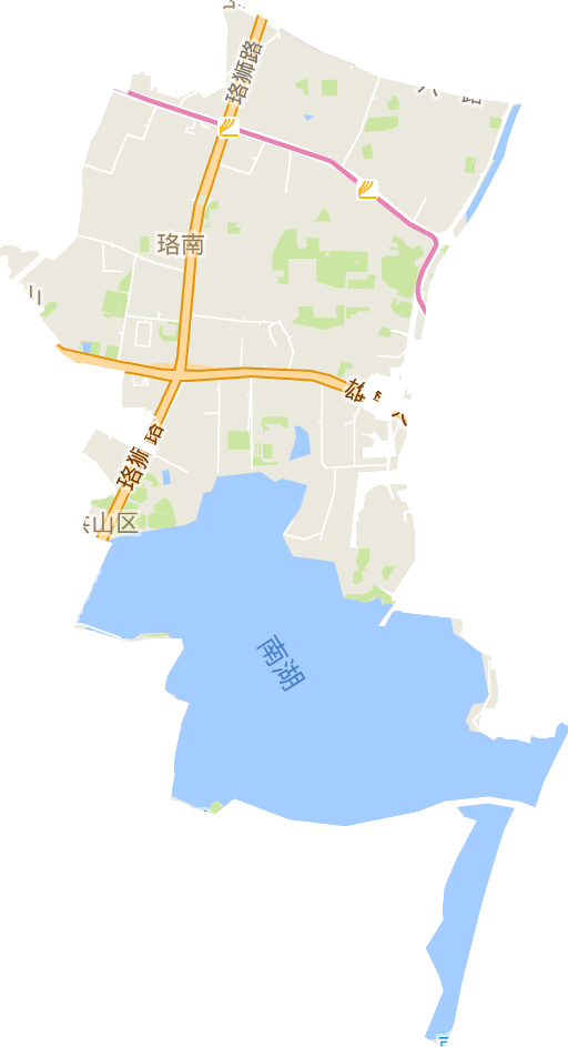 珞南街道电子地图