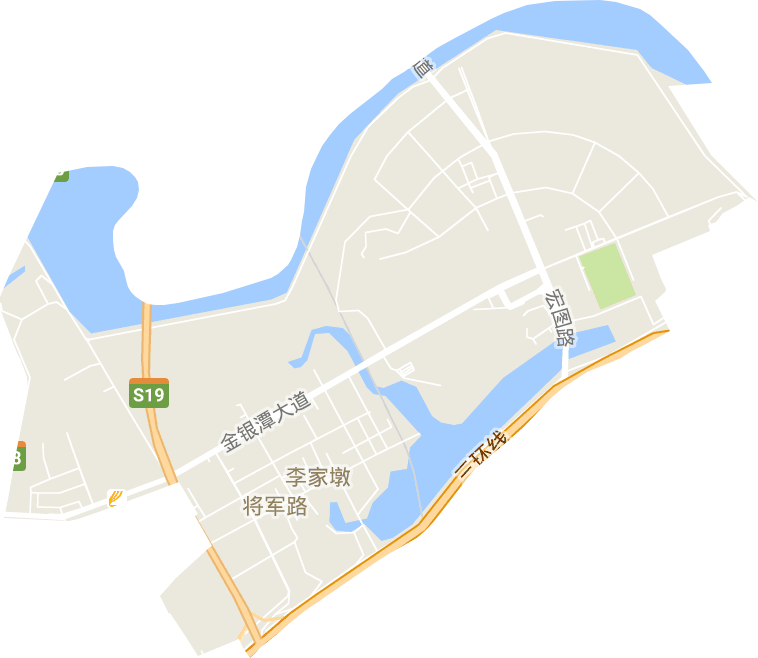 将军路街道电子地图