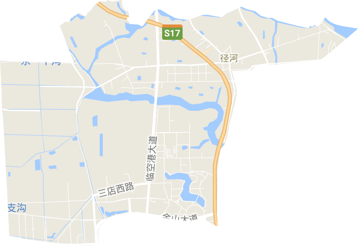 径河街道电子地图