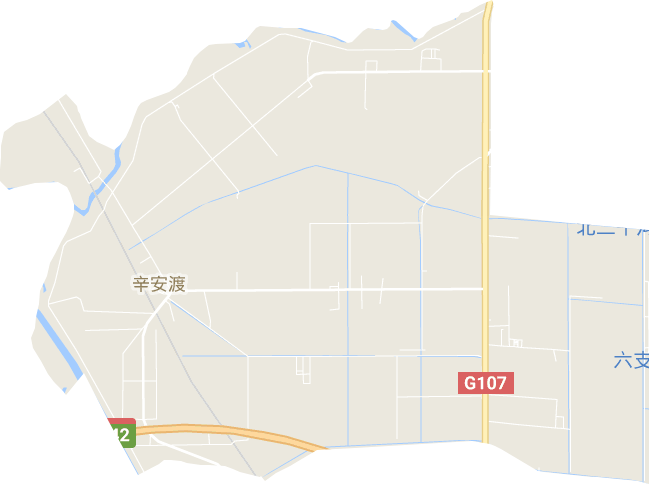辛安渡办事处街道电子地图