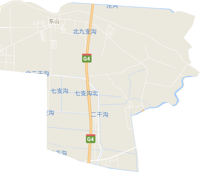 东山办事处街道电子地图