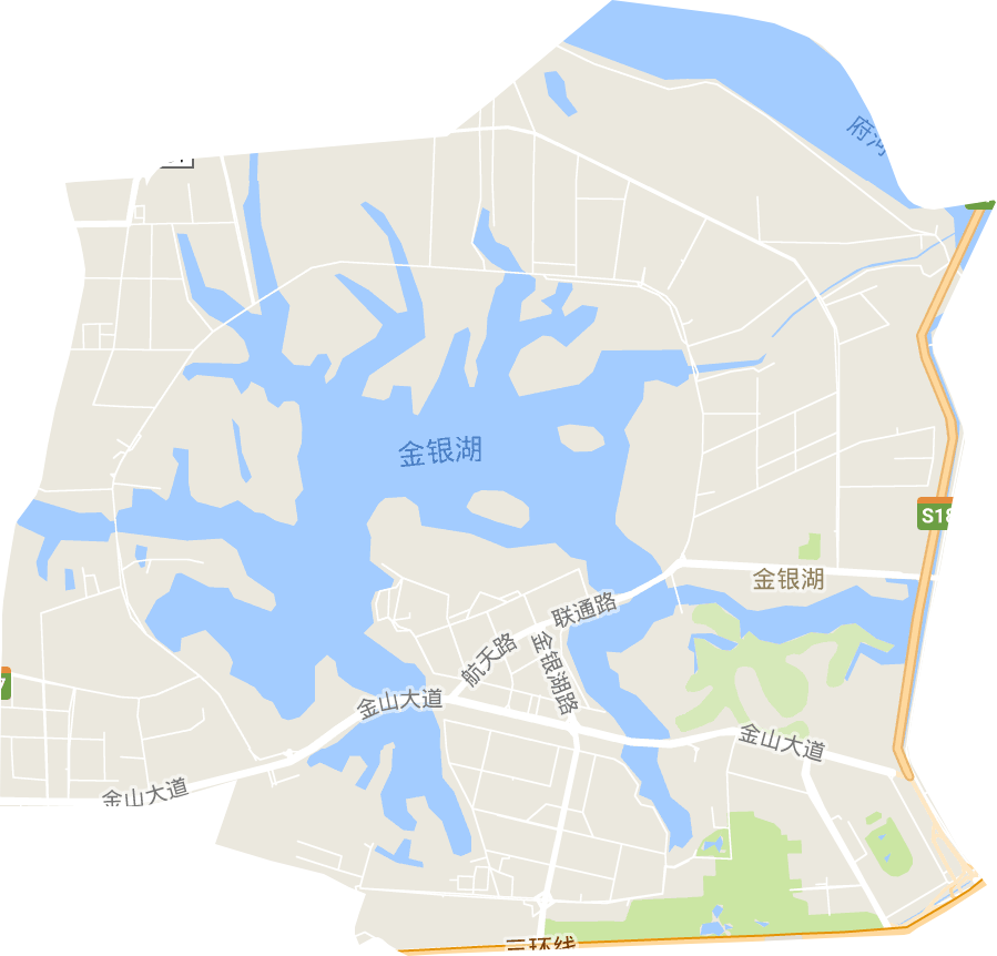 金银湖街道电子地图