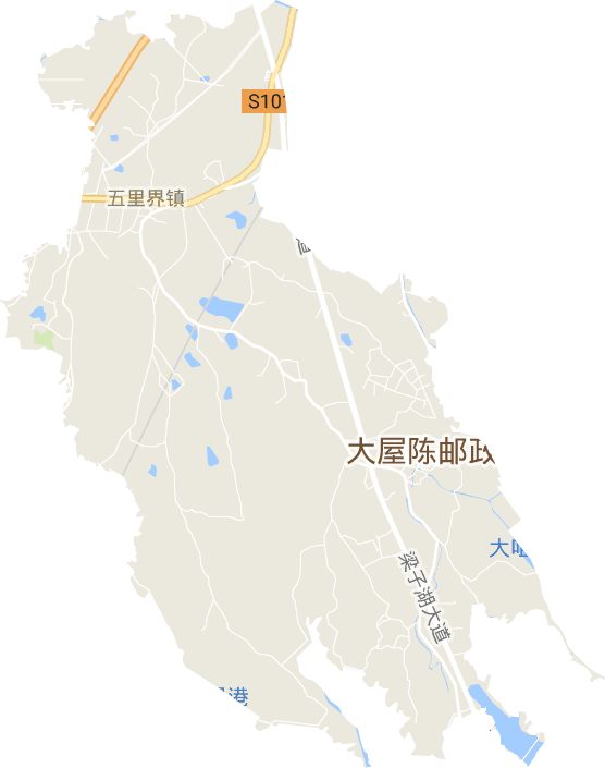 五里界街道电子地图