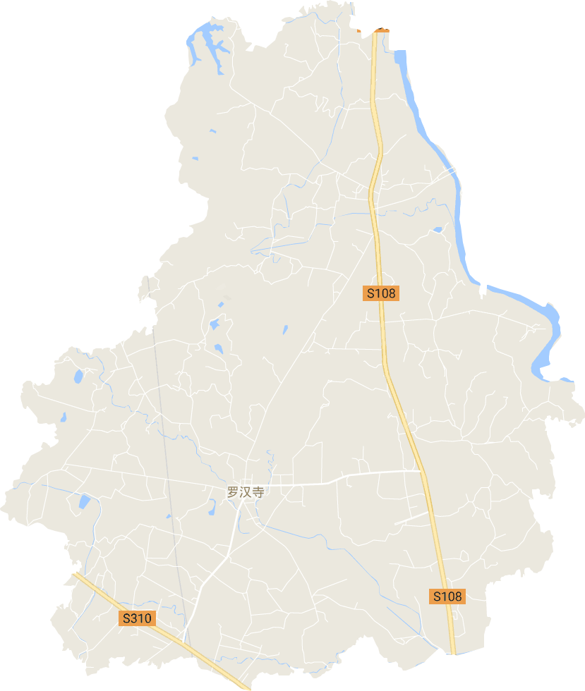 罗汉寺街道电子地图
