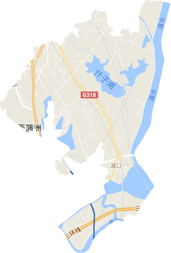 滠口街道电子地图