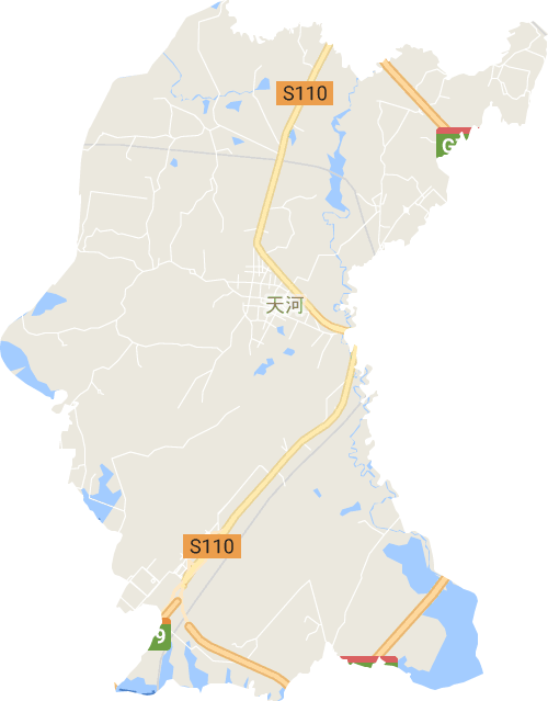 天河街道电子地图