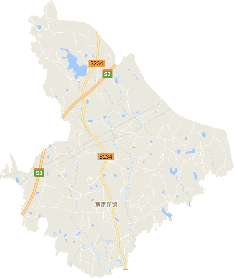 蔡榨街道电子地图