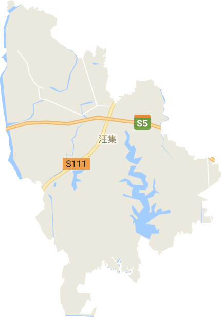 汪集街道电子地图