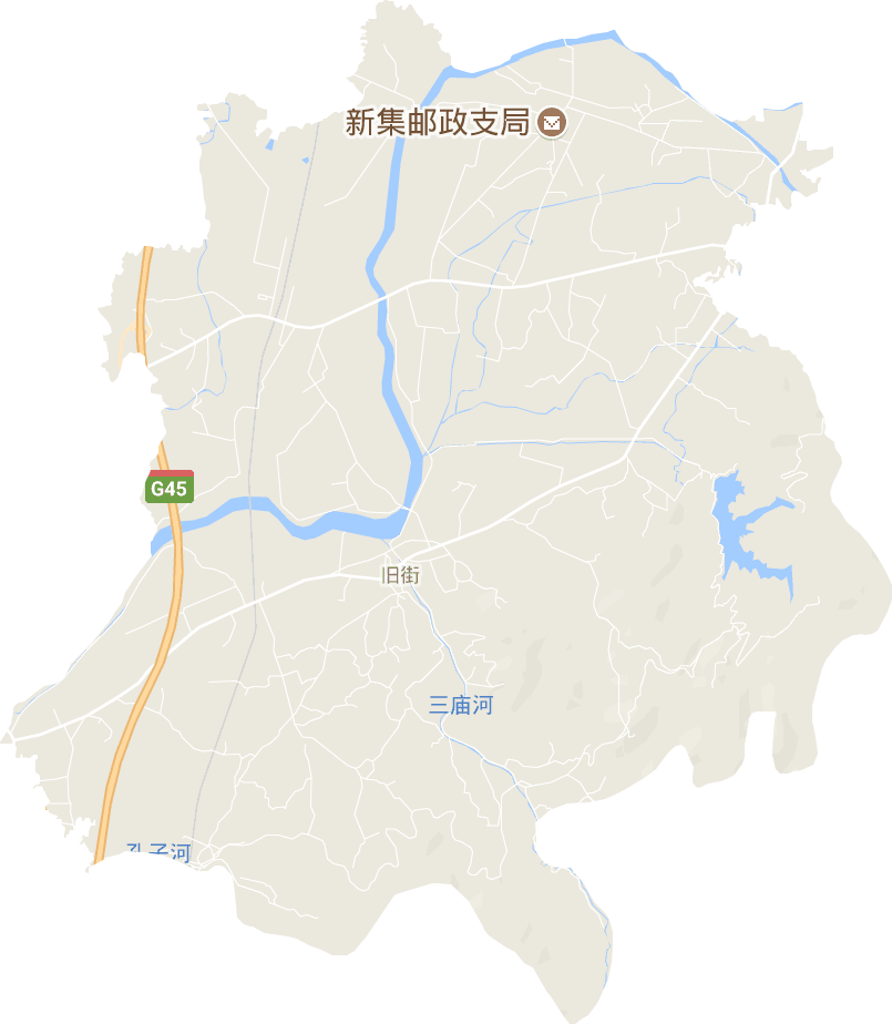 旧街街道电子地图