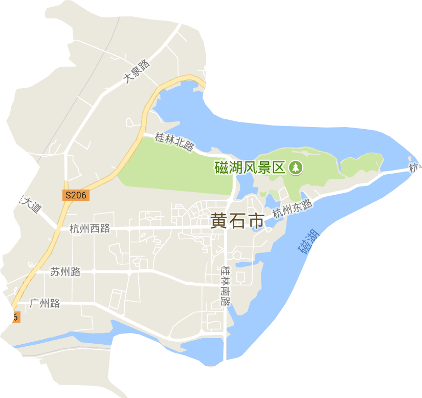 团城山街道电子地图