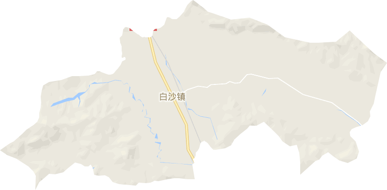 白沙镇电子地图