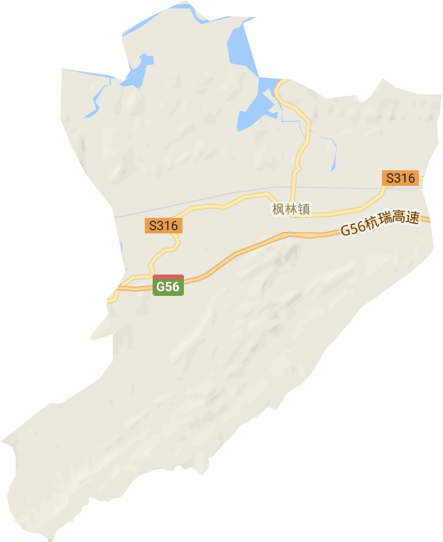 枫林镇电子地图