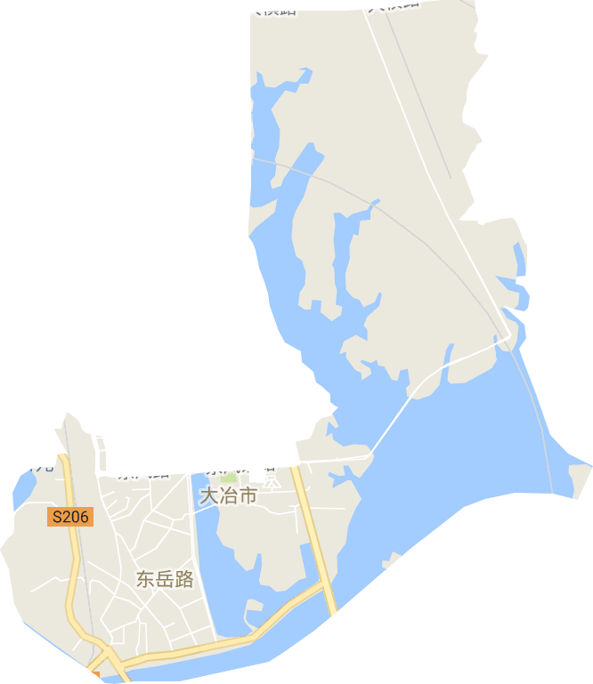 东岳路街道电子地图