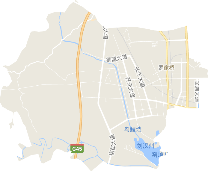 罗家桥街道电子地图