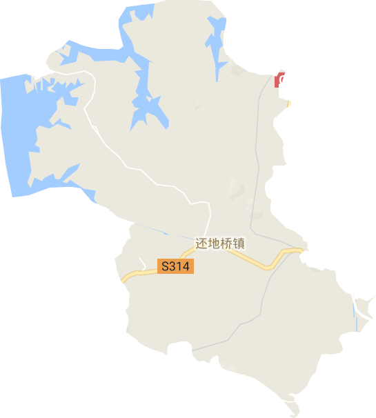 还地桥镇电子地图