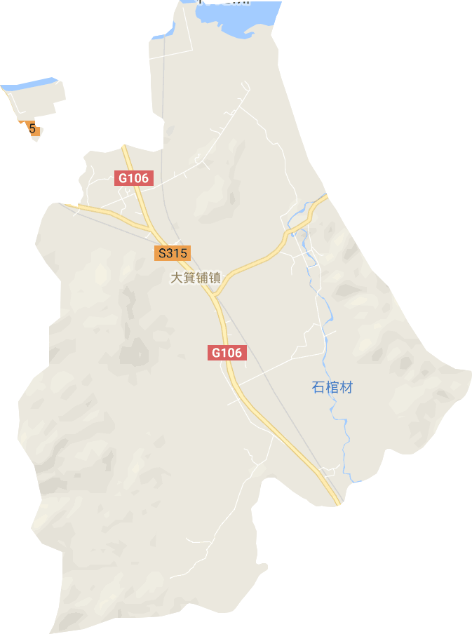 大箕铺镇电子地图