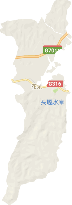 花果街道电子地图