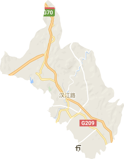 汉江路街道电子地图