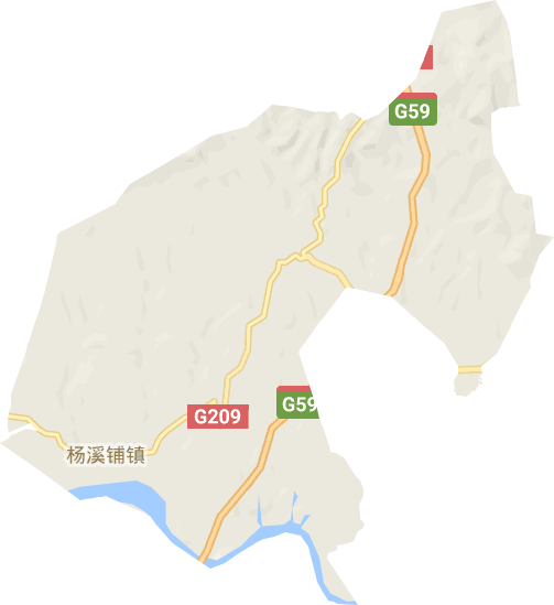 杨溪铺镇电子地图