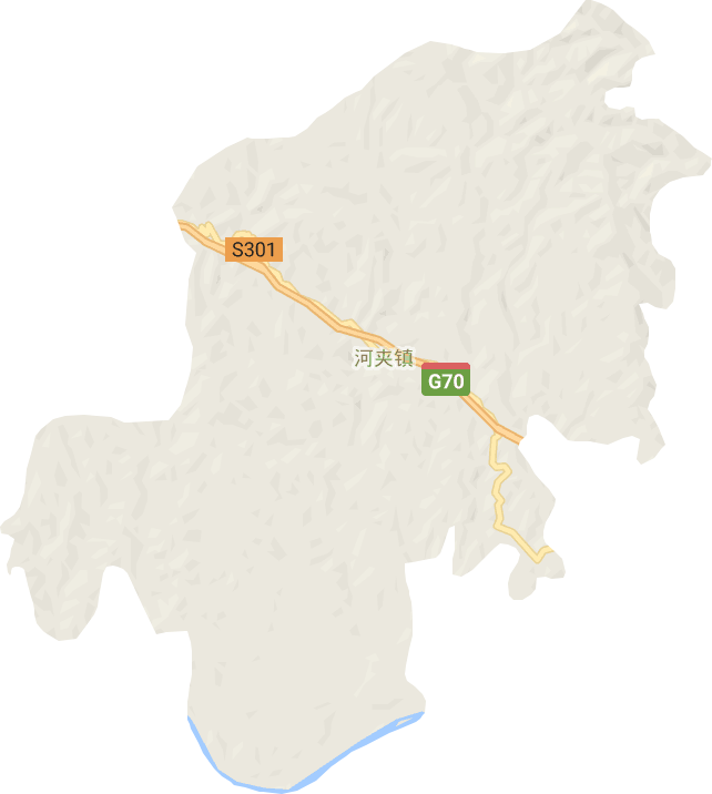 河夹镇电子地图