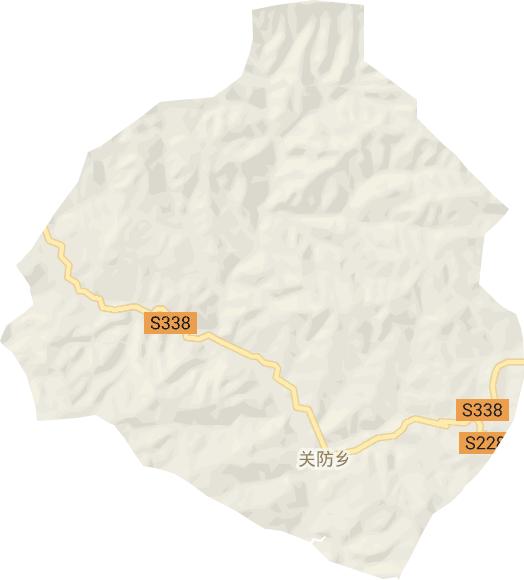 关防乡电子地图