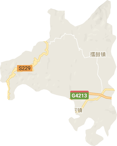 擂鼓镇电子地图