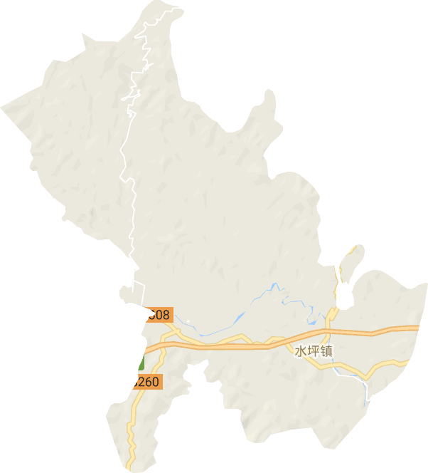 水坪镇电子地图