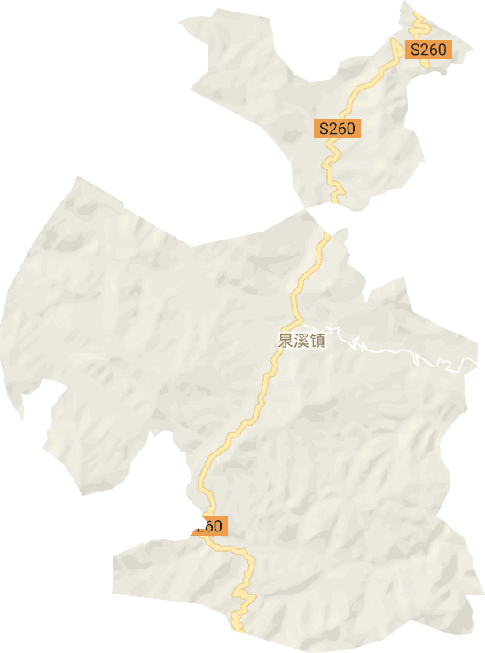 泉溪镇电子地图