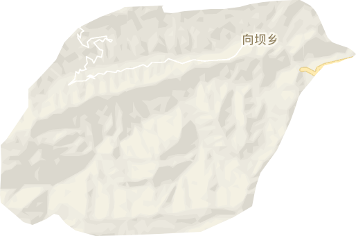 向坝乡电子地图