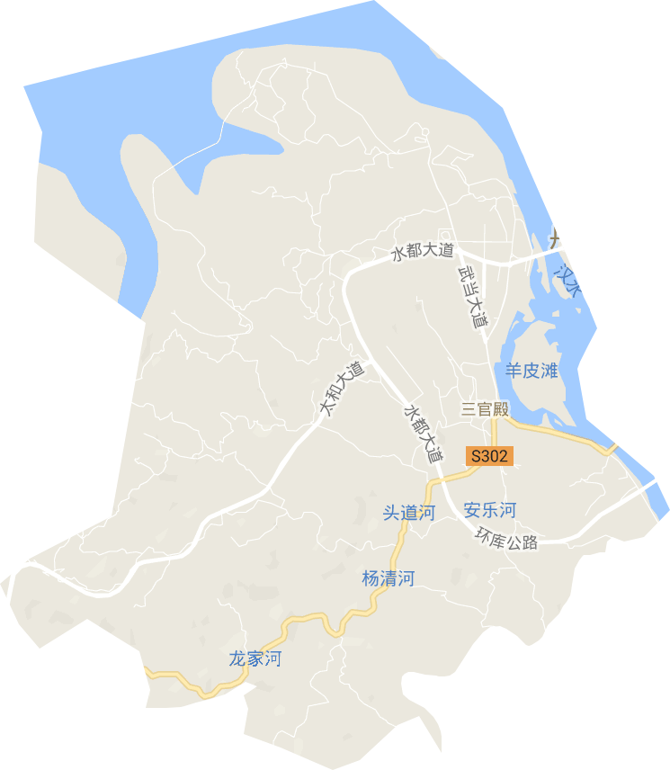三官殿街道电子地图