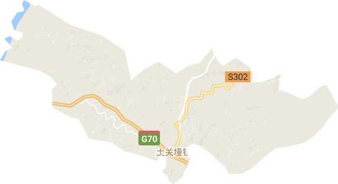 土关垭镇电子地图