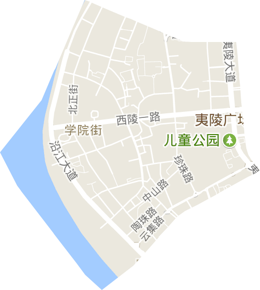学院街道电子地图