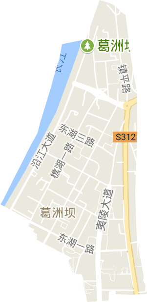 葛洲坝街道电子地图