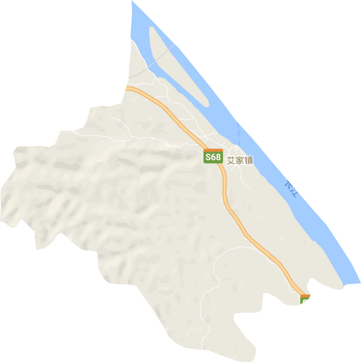 艾家镇电子地图