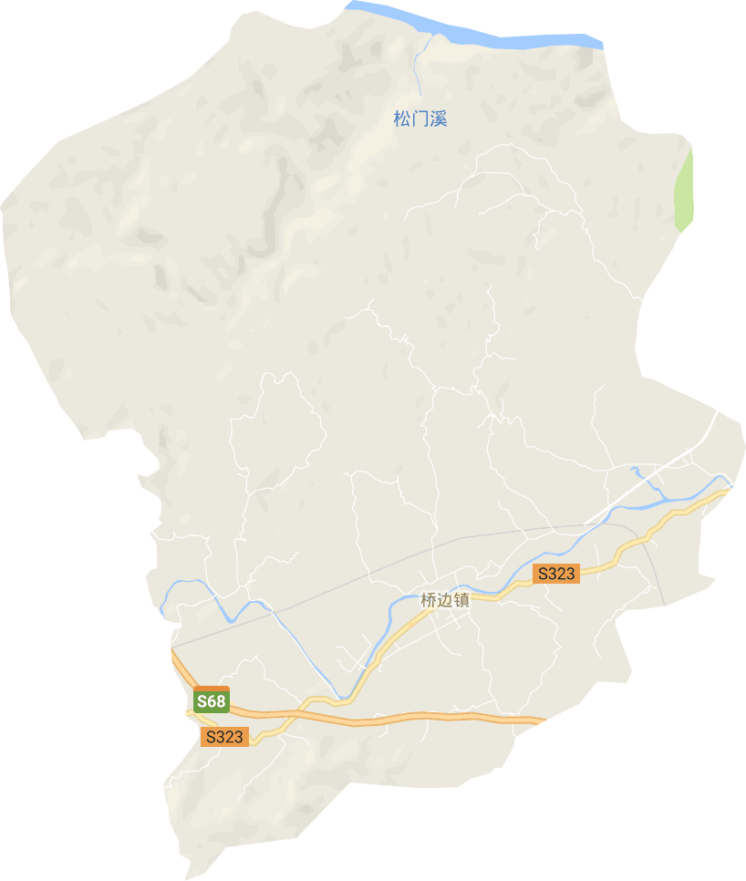 桥边镇电子地图