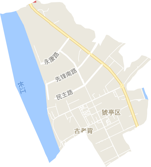 古老背街道电子地图