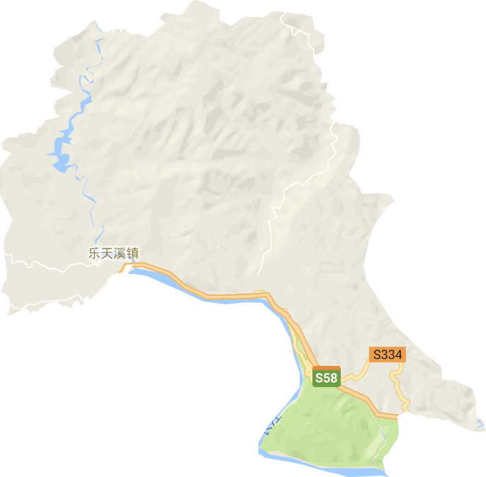 乐天溪镇电子地图