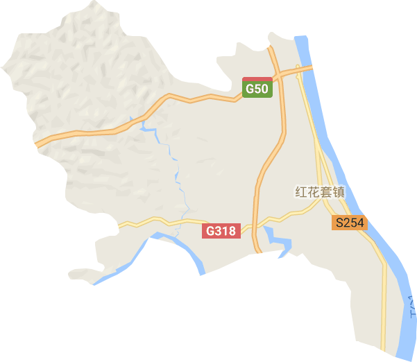红花套镇电子地图