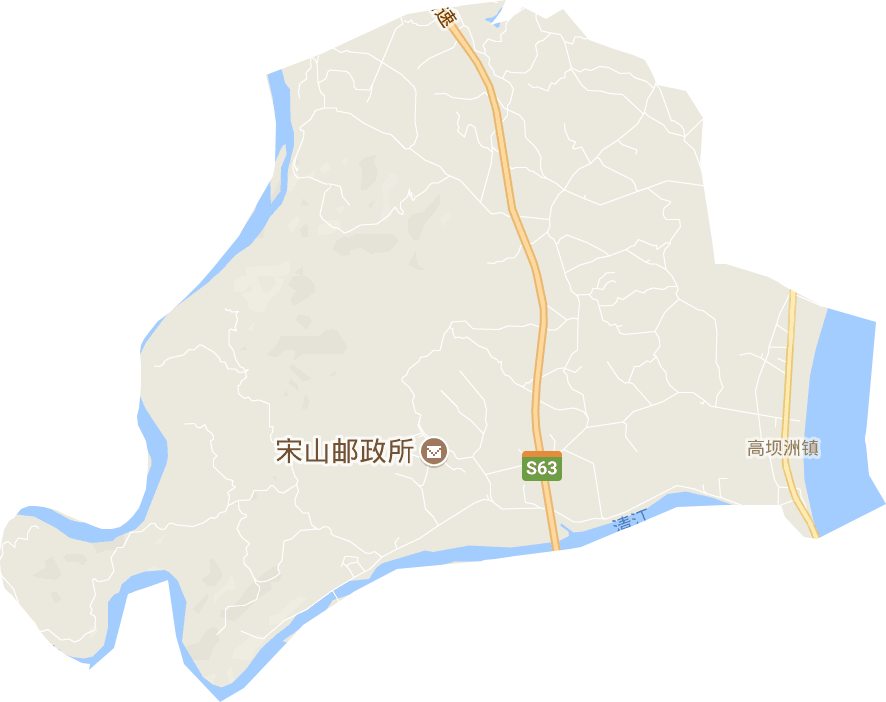 高坝洲镇电子地图