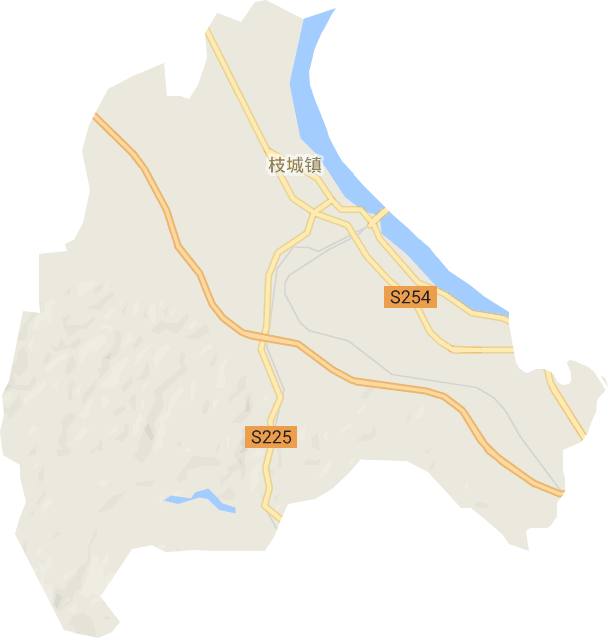 枝城镇电子地图