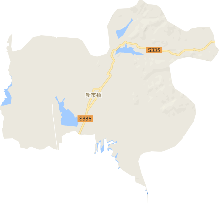 新市镇电子地图
