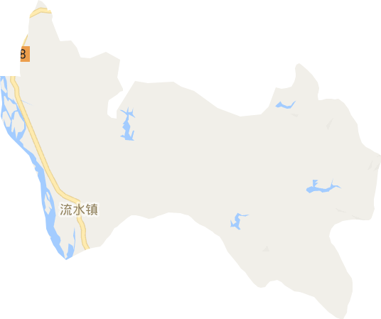 流水镇电子地图