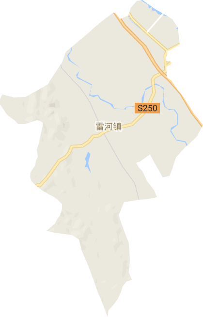 雷河镇电子地图