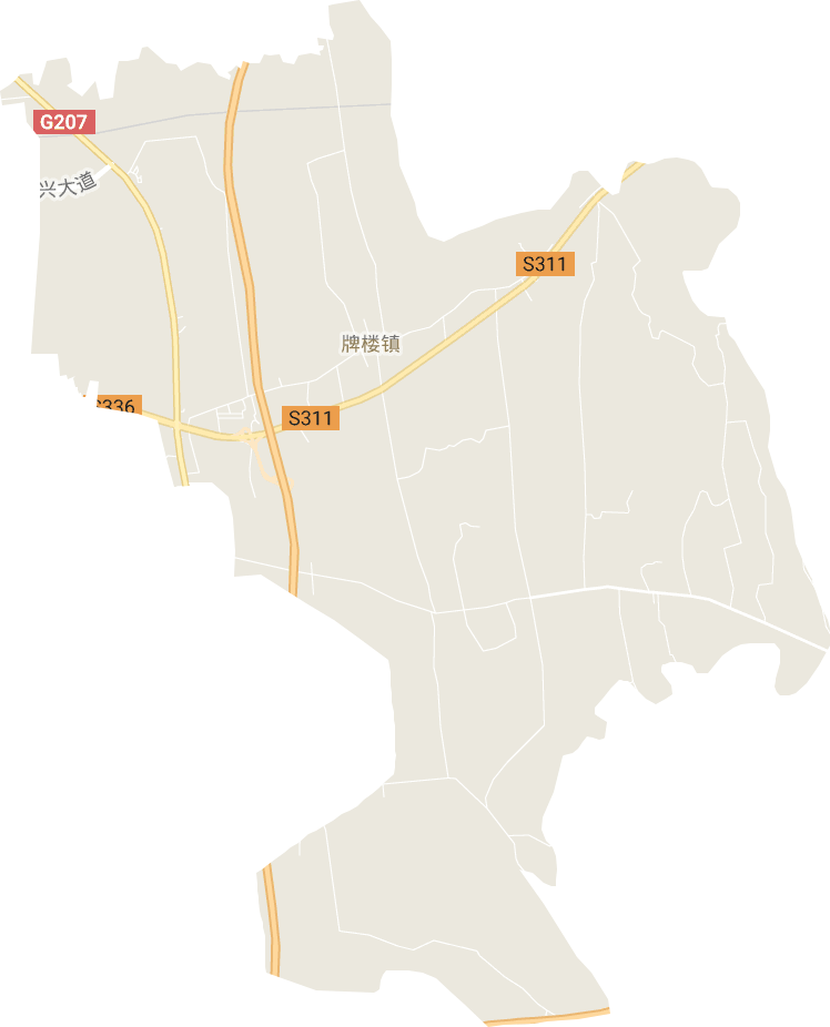 牌楼镇电子地图