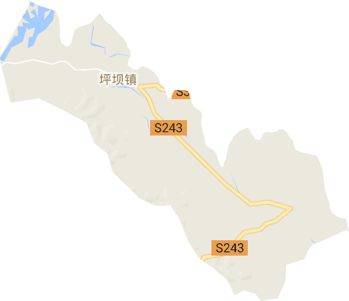 坪坝镇电子地图