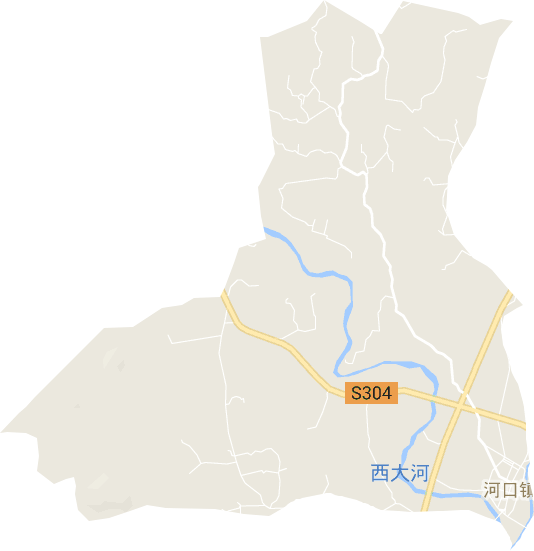 河口镇电子地图