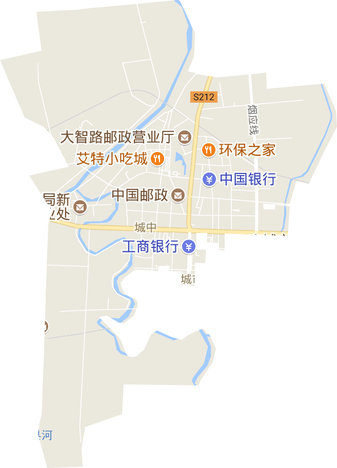 城中街道电子地图