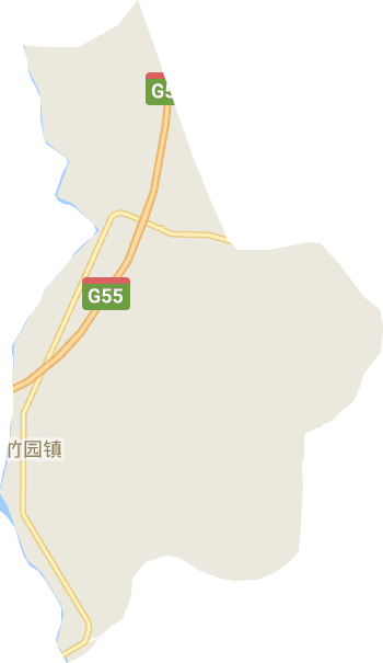 夹竹园镇电子地图